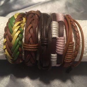 New unisex band bracelets lot of 5